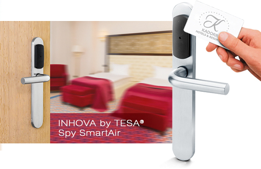 Электронные карточные замки INHOVA by TESA® (Инова Теса) Spy SmartAir для отеля сети сети Kadorr Hotel Resort & Spa