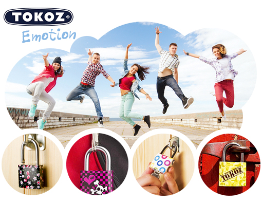 Висячі замки чеської компанії TOKOZ® (Токоз) серії Emotion