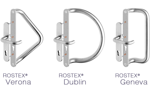 Ручки-скобы ROSTEX® (Ростекс) Verona, Dublin, Geneva 