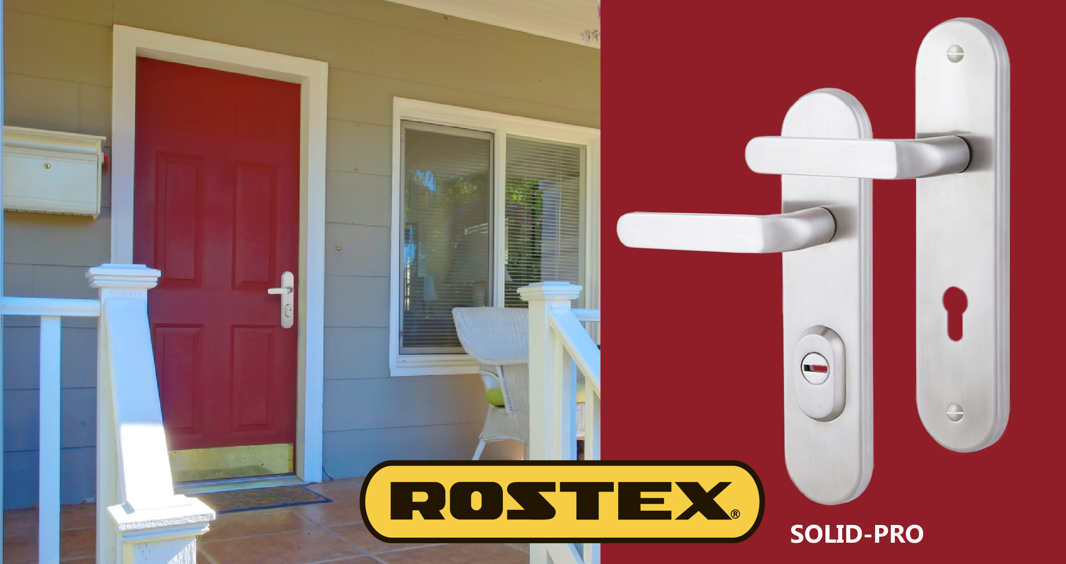 Захисна фурнітура ROSTEX® SOLID-PRO – загартований захист Ваших дверей