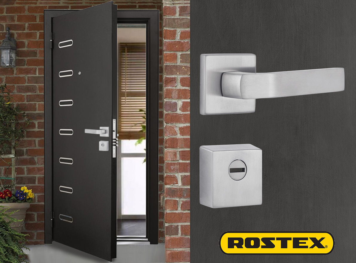 Новые модификации дверной фурнитуры ROSTEX Quadrum и Rotondum