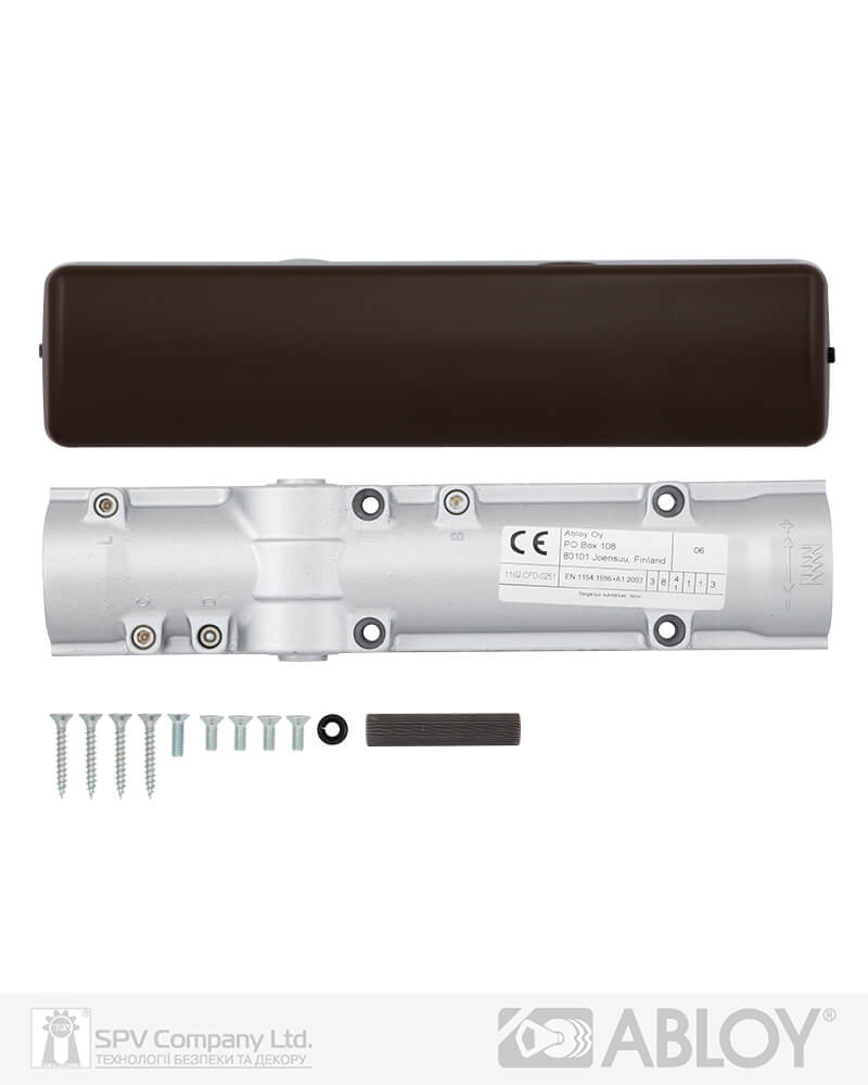 Доводчики накладные ABLOY R&P DC335 BC W/O ARM EN 3-5 до 100кг 1250мм FIRE