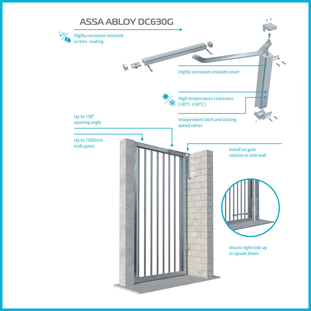 Дотягувач ASSA ABLOY DC630G