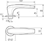 Фурнітура для міжкімнатних дверей ABLOY Duetto