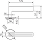 Фурнітура для міжкімнатних дверей ABLOY 007