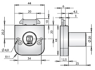 Мебельные замки ABLOY