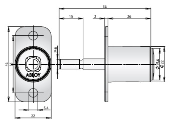 Мебельные замки ABLOY