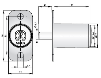 Мебельные замки ABLOY