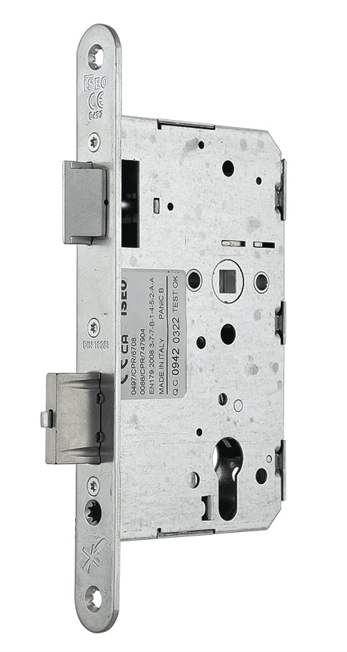 Замки ISEO 2DB1216524.4 та 2DB1216514.4 для активної стулки