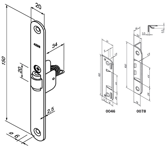 Замки для межкомнатных дверей ABLOY