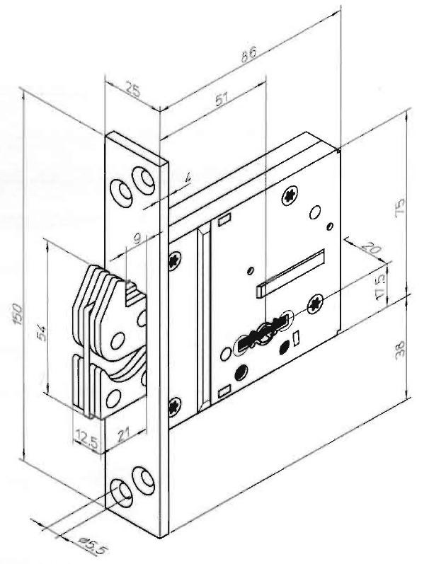 Дополнительные врезные замки ABLOY