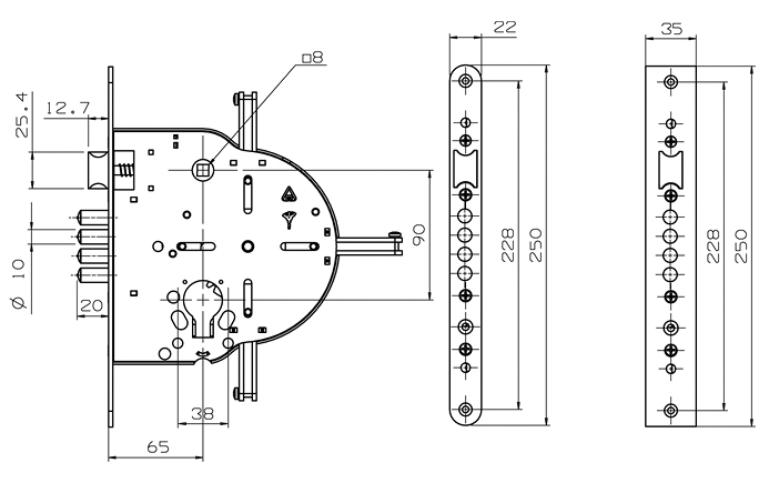 Basic multidirectional locks