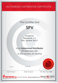 Certifies SPV from Spetrotec