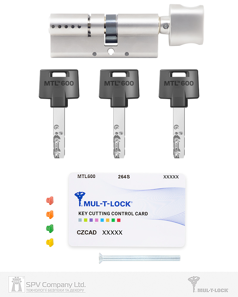 Циліндри для замка MUL-T-LOCK MTL600