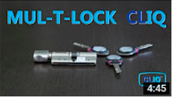 Acquaintance with the the cylinder MUL-T-LOCK CLIQ